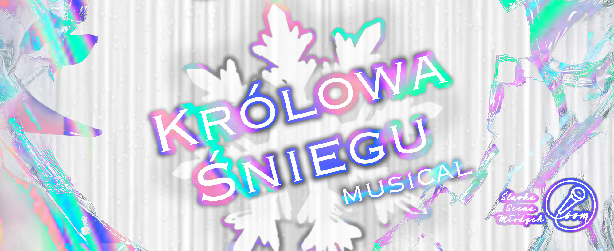 baner promujący musical Królowa Śniegu